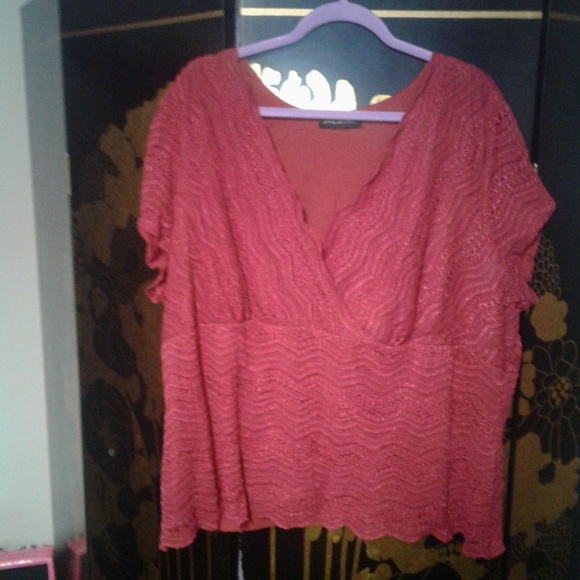 Lane Bryant Tops - Wine Bryant Top 1X